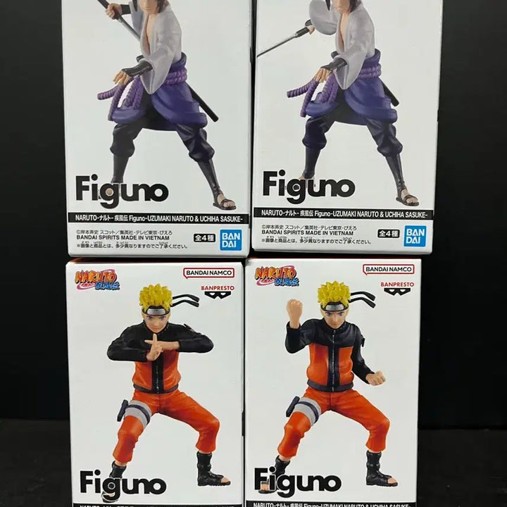 [BUNJANG] Naruto Figuno Figure Full Set (Sealed) / 미개봉 나루토 Figuno 피규어 풀세트 사스케 피규어 나루토 피규어