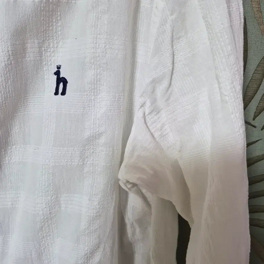[BUNJANG] Hazzys White Long Sleeve Shirt / 헤지스 화이트 긴팔 셔츠