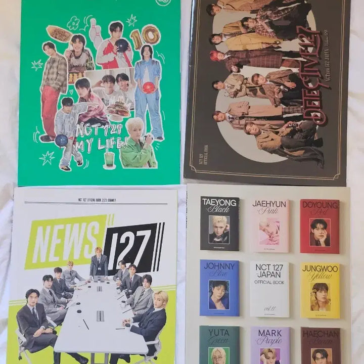 [BUNJANG] NCT 127 Japan Fanclub Magazine Vol. 1-4 Bundle Set / NCT127 일본 회보