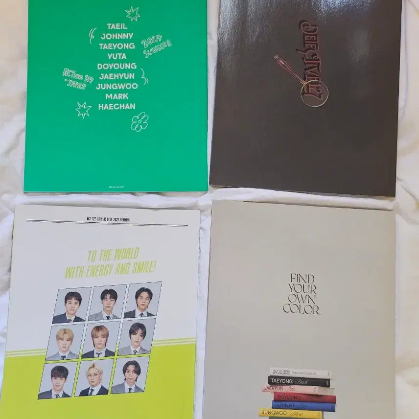 [BUNJANG] NCT 127 Japan Fanclub Magazine Vol. 1-4 Bundle Set / NCT127 일본 회보