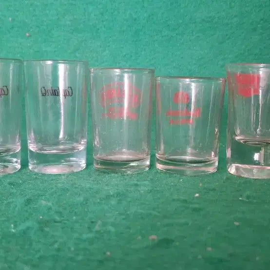 [BUNJANG] Vintage Korean Liquor Shot Glasses (Set of 13) / 국산양주 샷잔13종
