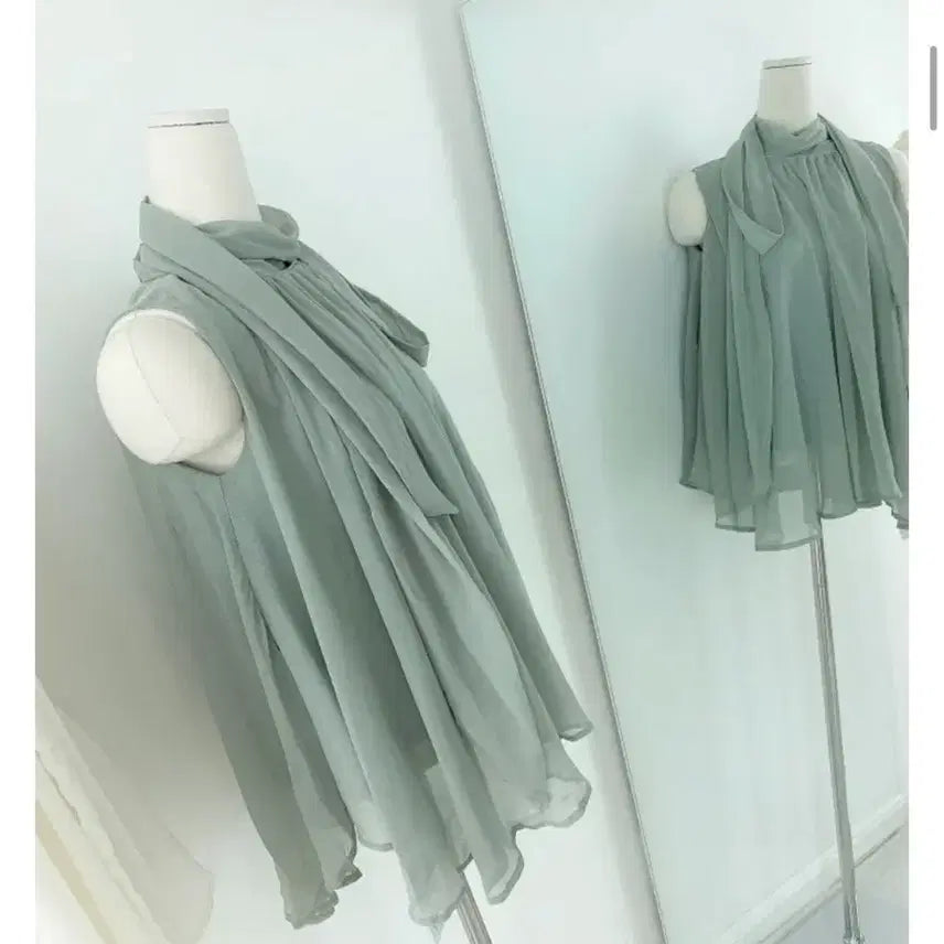 [BUNJANG] Unbranded Ruffle Elf Long Blouse / [보관만한새제품] 저렴이x 여신 셔링 여신 엘프 롱 블라우스 핏이쁩니다