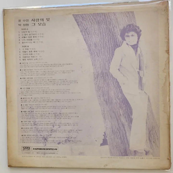 [BUNJANG] Yoon Sooyeon &amp; Park Sunghyun LP Record / 윤수연,박성현 (희귀음반) LP / NM