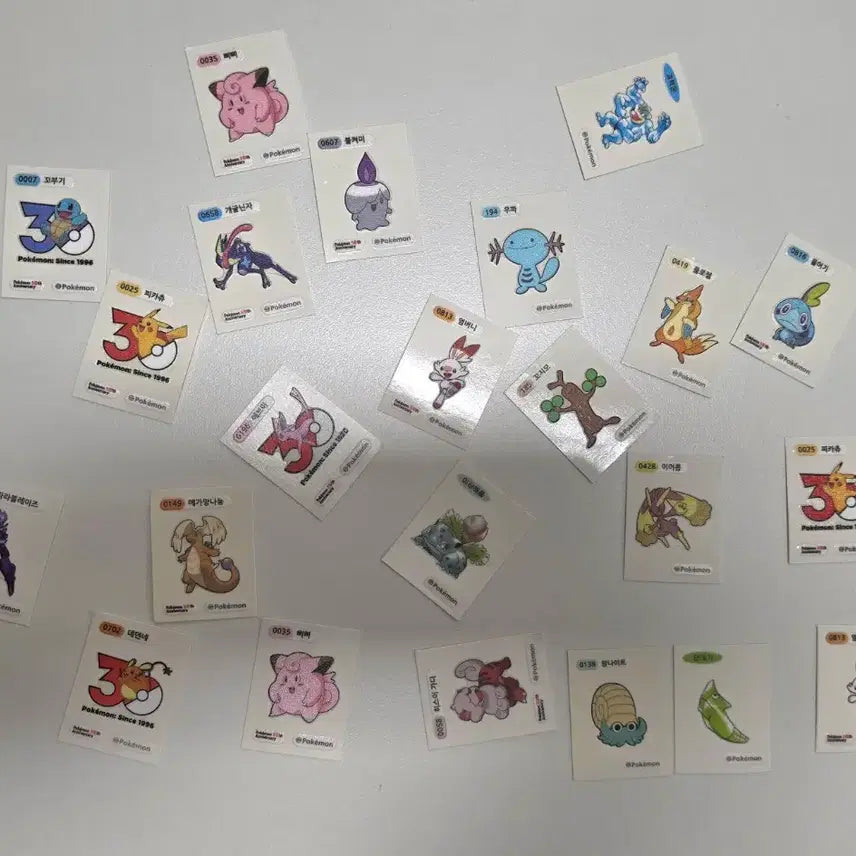 [BUNJANG] Pokemon Bread Stickers Bundle Set / 포켓몬스터 띠부씰