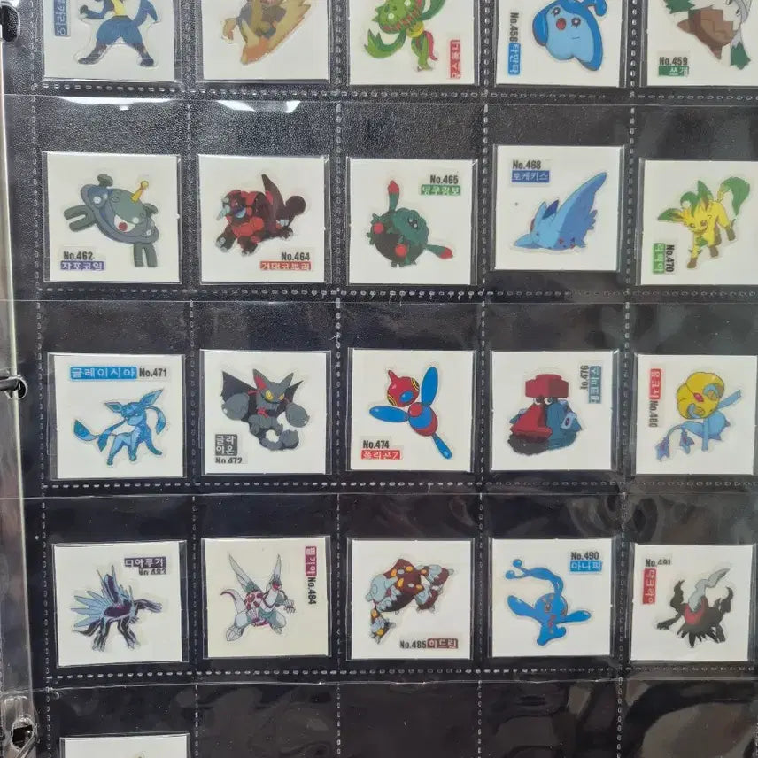 [BUNJANG] Pokemon DP Old Version Sticke_r Set 46 Types / 포켓몬 DP 구버전 띠부씰 띠부실  46종