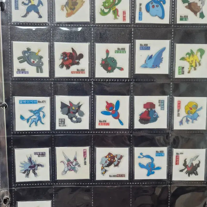 [BUNJANG] Pokemon DP Old Version Sticke_r Set 46 Types / 포켓몬 DP 구버전 띠부씰 띠부실  46종