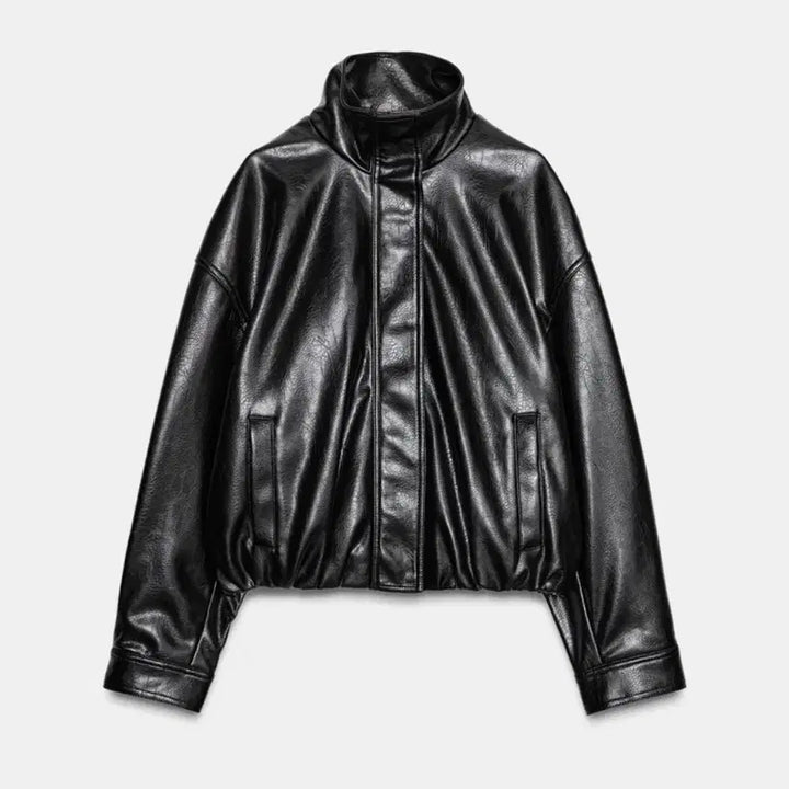 [BUNJANG] ZARA Faux Leather Jacket / (새상품) 자라 페이크 레더 자켓