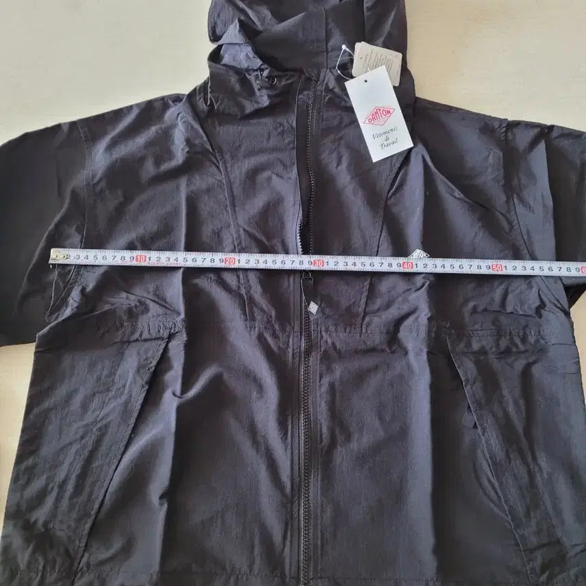 [BUNJANG] DANTON Hooded Windbreaker Black M New / DANTON 단톤 블랙 후드 바람막이 M 새상품