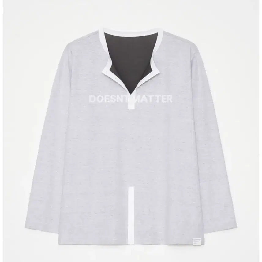 [BUNJANG] The Matter Reversible Henley Neck Shirt / 더즌매터 리버시블 헨리넥