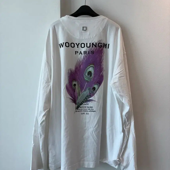 [SOLD OUT] [52] 우영미 깃털 롱슬리브 화이트
