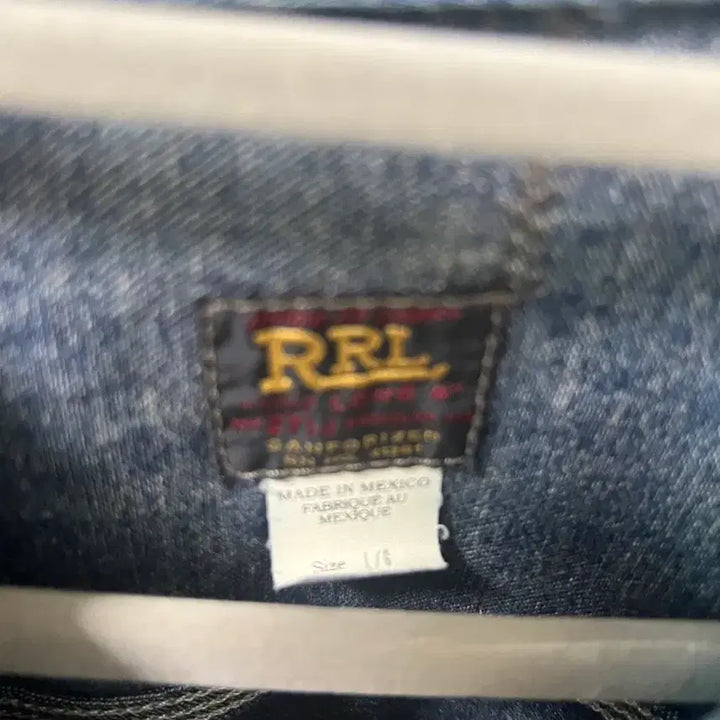 [SOLD OUT] 더블알엘 rrl 레이튼 데님자켓 L