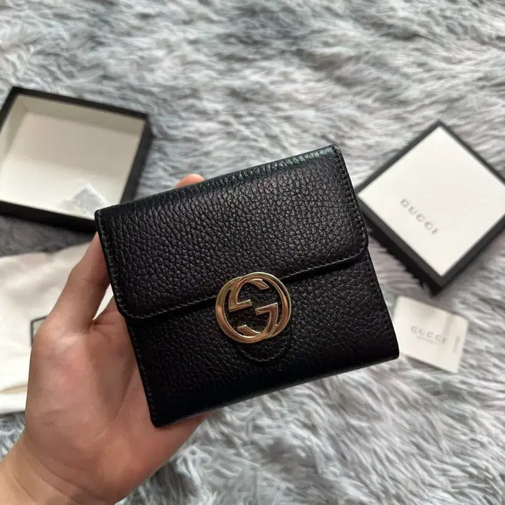 [BUNJANG] Gucci Interlocking Flap Wallet / 구찌 인터로킹 플랩 지갑 (정품)