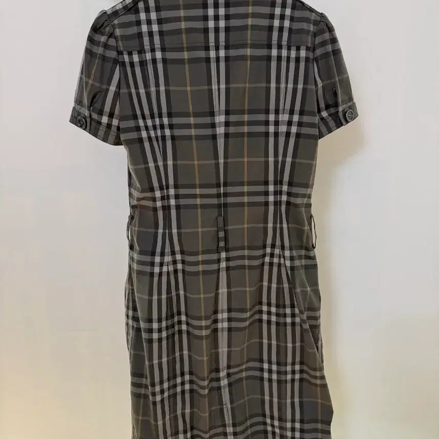 [BUNJANG] Burberry Nova Check Short Sleeve Midi Dress / 버버리 노바체크 반팔 원피스