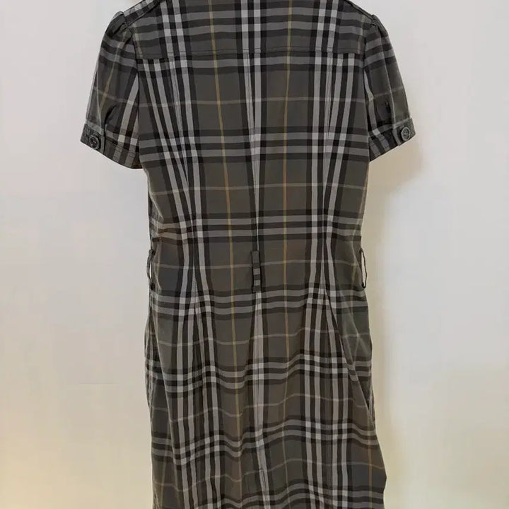 [BUNJANG] Burberry Nova Check Short Sleeve Midi Dress / 버버리 노바체크 반팔 원피스