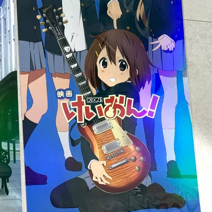 [BUNJANG] K-ON! Yui Main Hologram Poster / 케이온 특전 유이 포스터 오리지널 메인 홀로그램 후가공 포스터 팝니다~