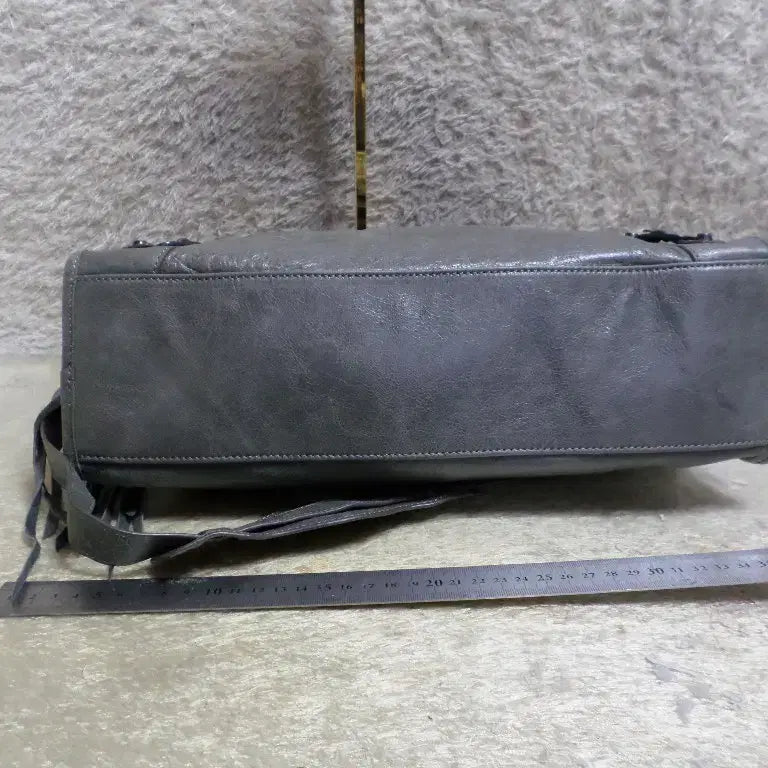 [BUNJANG] Betty Boom Used Cowhide Leather Motorcycle City Medium Gray Handbag / 베티붐구제 소가죽 모터백 시티 미디움 그레이 중고 가방