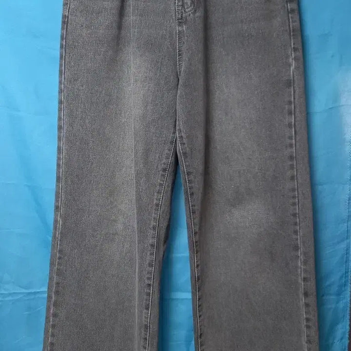 [BUNJANG] Grey Wide Denim Pants Size 66 / 그레이 와이드 데님 팬츠 66
