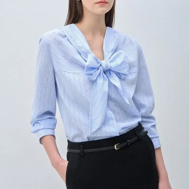 [BUNJANG] Mine (Hansum) Blouse / 마인(한섬)셔츠(블라우스)