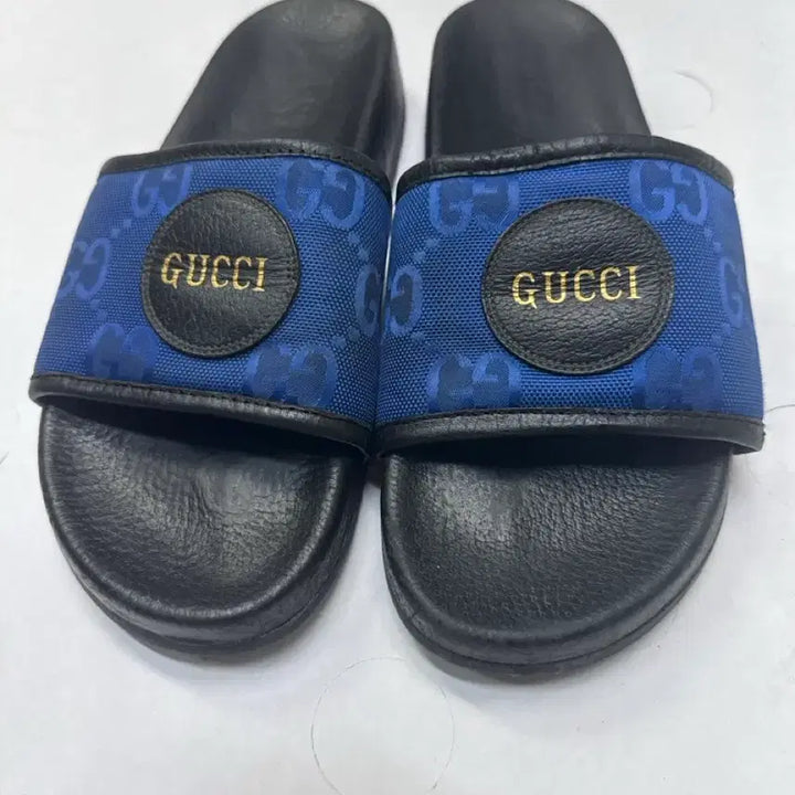 [BUNJANG] Gucci GG Logo Slippers Blue / 구찌 GG 로고 슬리퍼 블루8