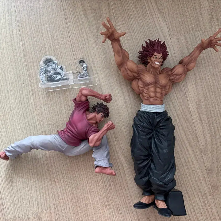 [BUNJANG] Hanma Baki Yujiro Figure Bundle / 한마바키 제일복권 A상 바키, 유지로 서비스