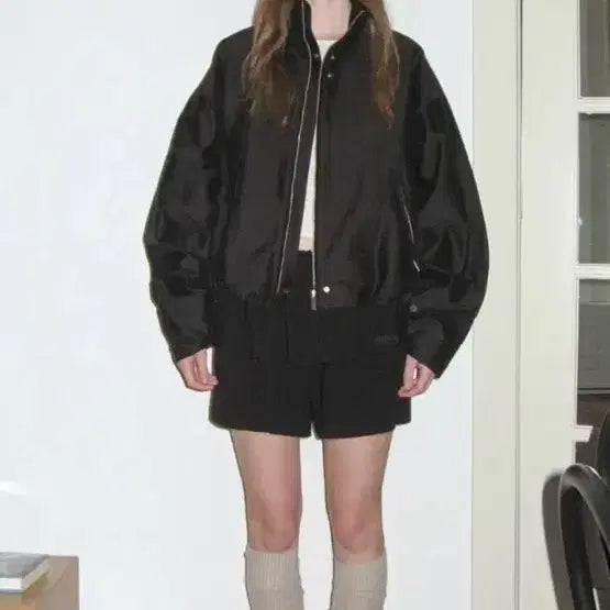 [BUNJANG] Studio Table Cotton Volume Blouson Black / 스튜디오테이블 코튼 볼륨 블루종 블랙
