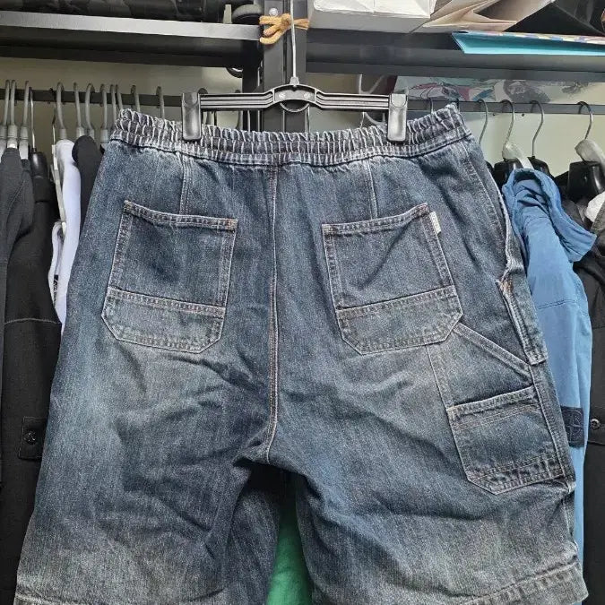 [BUNJANG] Joon Gi Denim Carpenter Shorts / 준지 데님 카펜터 쇼츠