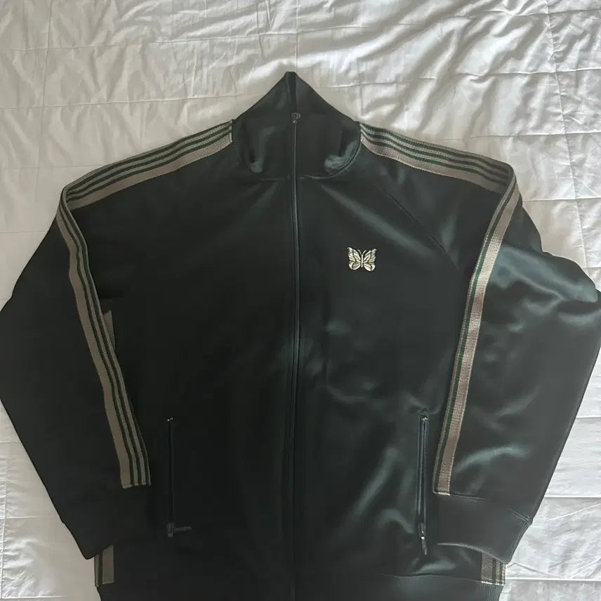 [BUNJANG] Needles Track Jacket Dark Green / [L] 니들스 트랙자켓 다크그린