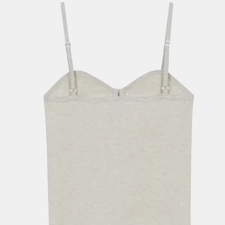 [BUNJANG] Headment Sleeveless Oatmeal Melange / 헤더먼트 슬리브리스 오트밀멜란지