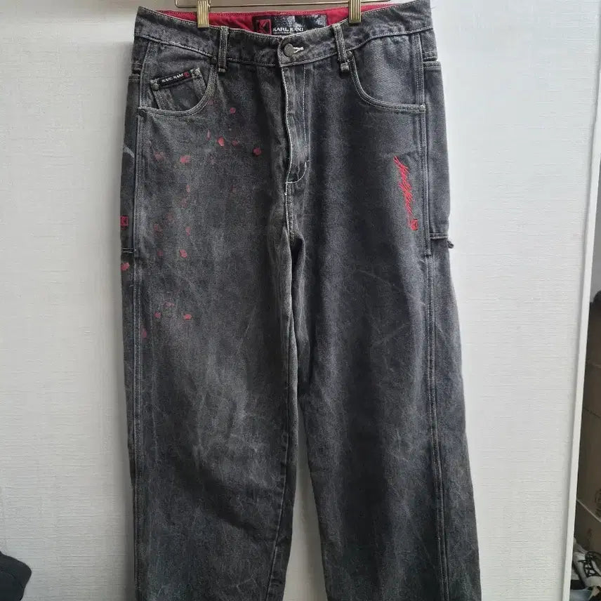 [BUNJANG] Karl Kani Old School Denim Pants Size 34 / 34) KARL KANI 칼카니 올드스쿨 데님 팬츠 팝니다