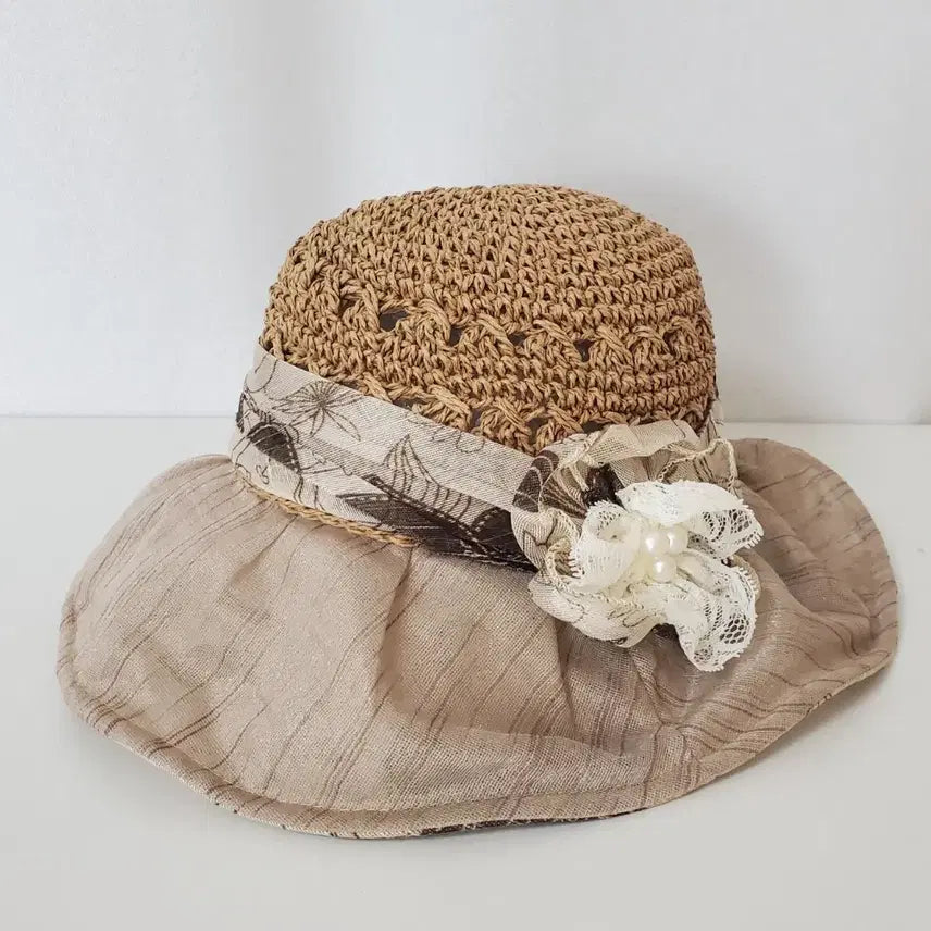 [BUNJANG] Raffia Sun Hat with Adjustable Size / 라피아햇 프리