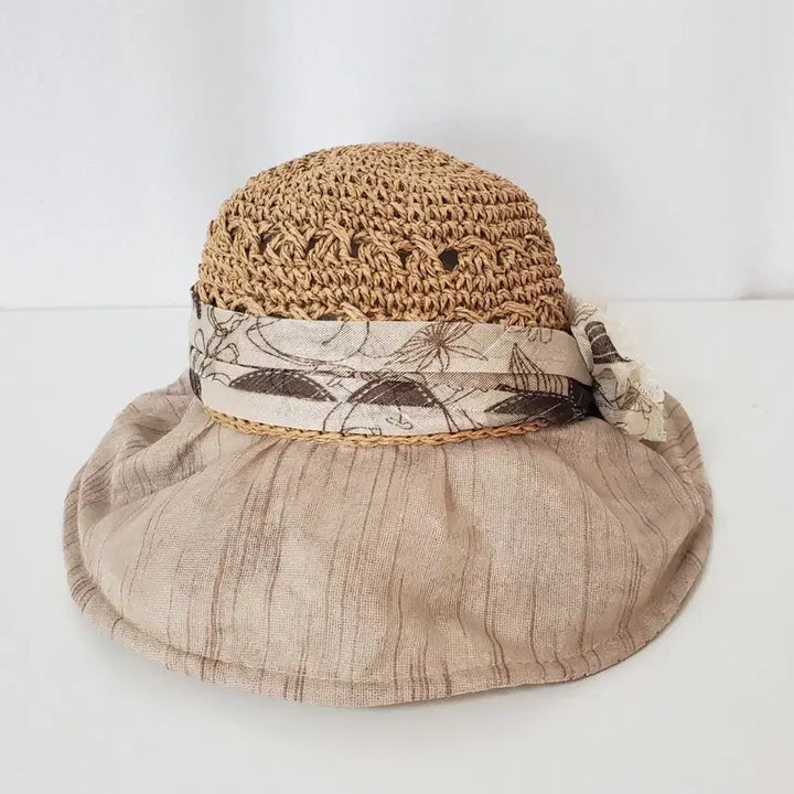 [BUNJANG] Raffia Sun Hat with Adjustable Size / 라피아햇 프리