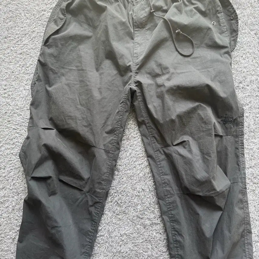 [BUNJANG] Stüssy x Nike Overdyed Work Pants Washed Black / 스투시 나이코 오버 트라우저 워시드 블랙