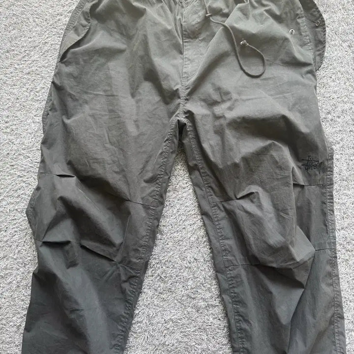 [BUNJANG] Stüssy x Nike Overdyed Work Pants Washed Black / 스투시 나이코 오버 트라우저 워시드 블랙