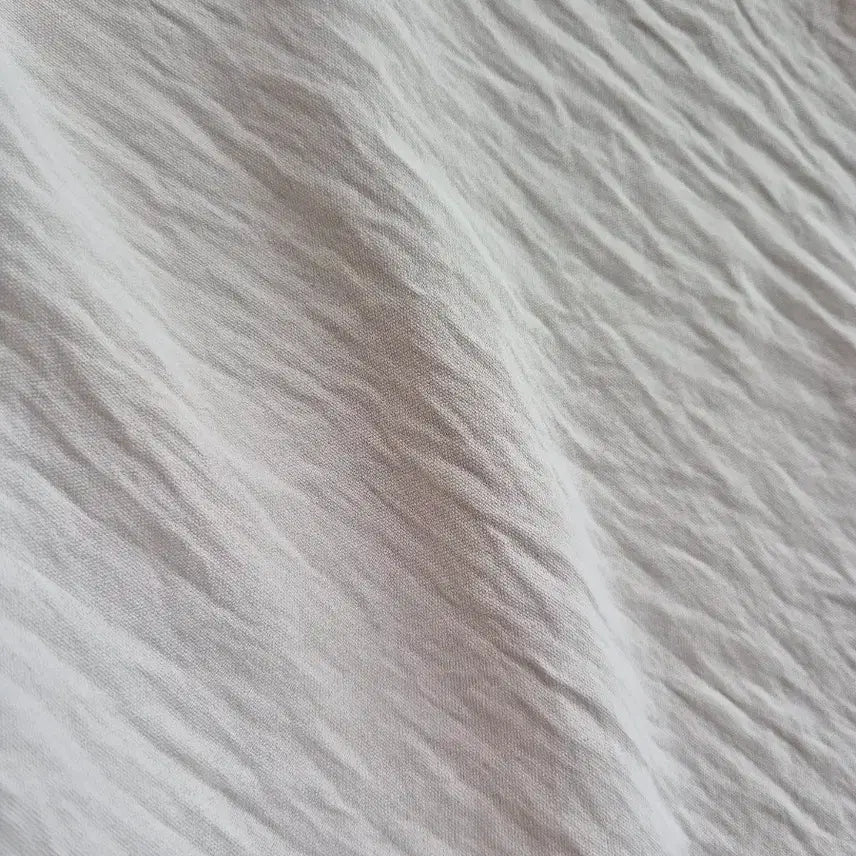 [BUNJANG] Ivory Banding Long Wide Cooling Pants / 아이보리 밴딩 롱 와이드 쿨링 팬츠