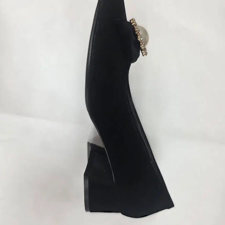 [BUNJANG] Amelia Pearl Cubic Pumps / 아멜리아 펌프스