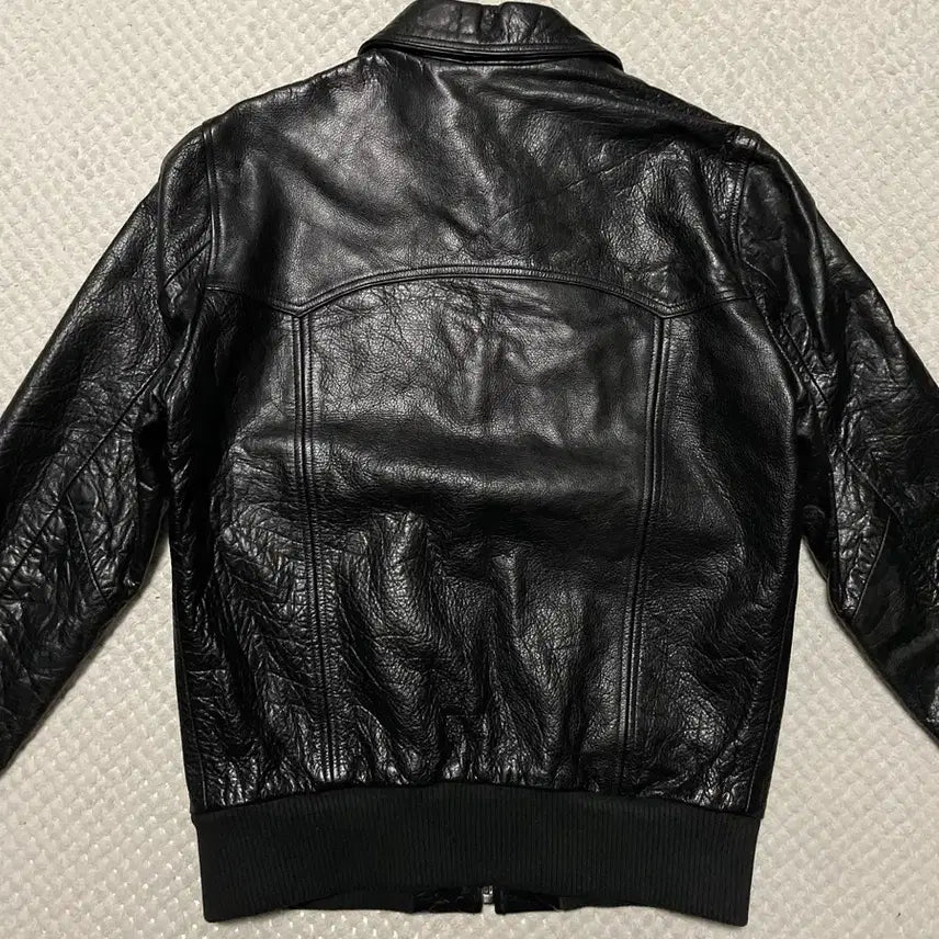 [BUNJANG] ZARA Western Cowhide Leather Jacket / [M] ZARA 자라 웨스턴 무드 카우하이드 버팔로 소가죽 레더 자켓