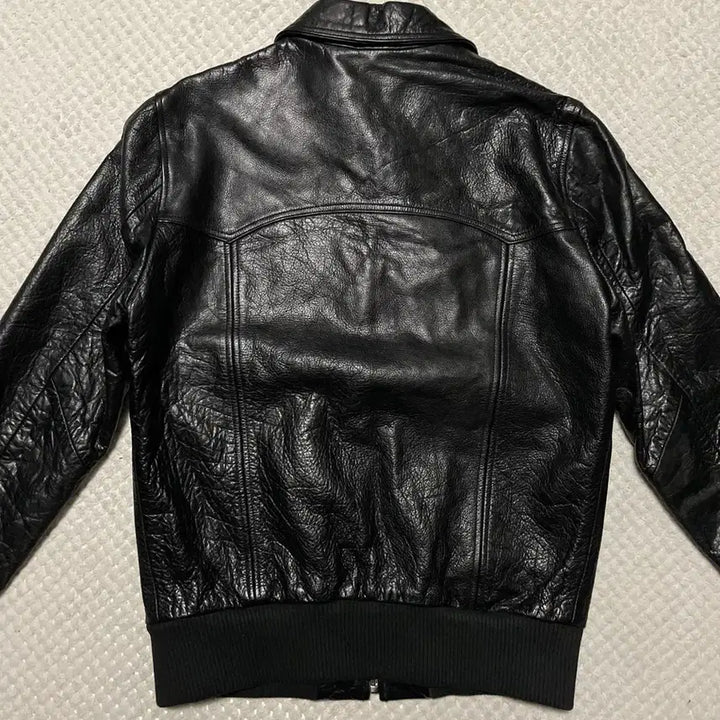 [BUNJANG] ZARA Western Cowhide Leather Jacket / [M] ZARA 자라 웨스턴 무드 카우하이드 버팔로 소가죽 레더 자켓
