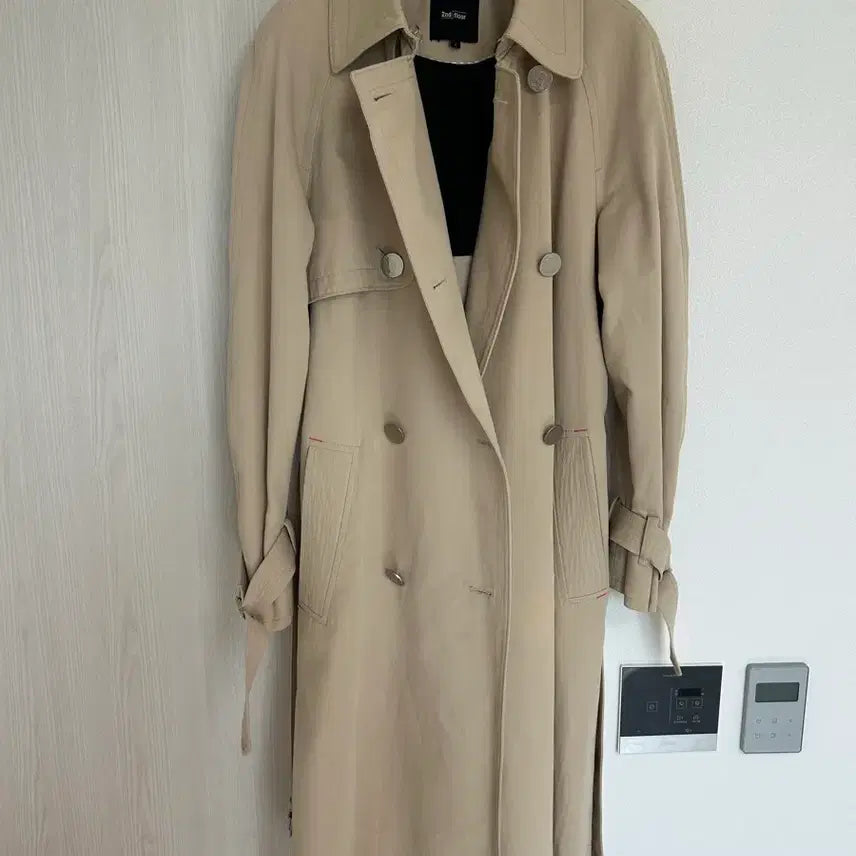 [BUNJANG] 2nd Floor Beige Trench Coat / 세컨플로어(2nd floor) 베이지 트렌치코트