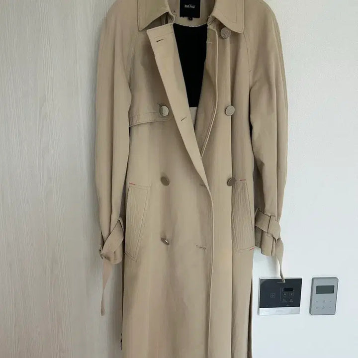 [BUNJANG] 2nd Floor Beige Trench Coat / 세컨플로어(2nd floor) 베이지 트렌치코트