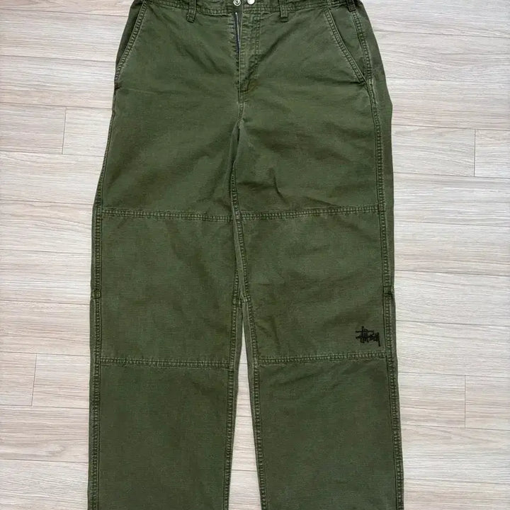 [BUNJANG] Stussy Field Ripstop Pants Olive / 스투시 필드 립스탑 팬츠 30 올리브