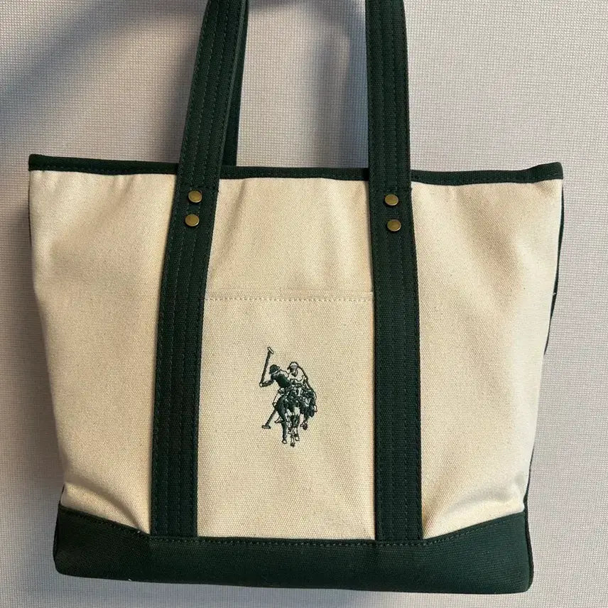 [BUNJANG] U.S. Polo Assn. Canvas Tote Bag / 일본 U.S. 폴로 ASSN 캔버스 토트백
