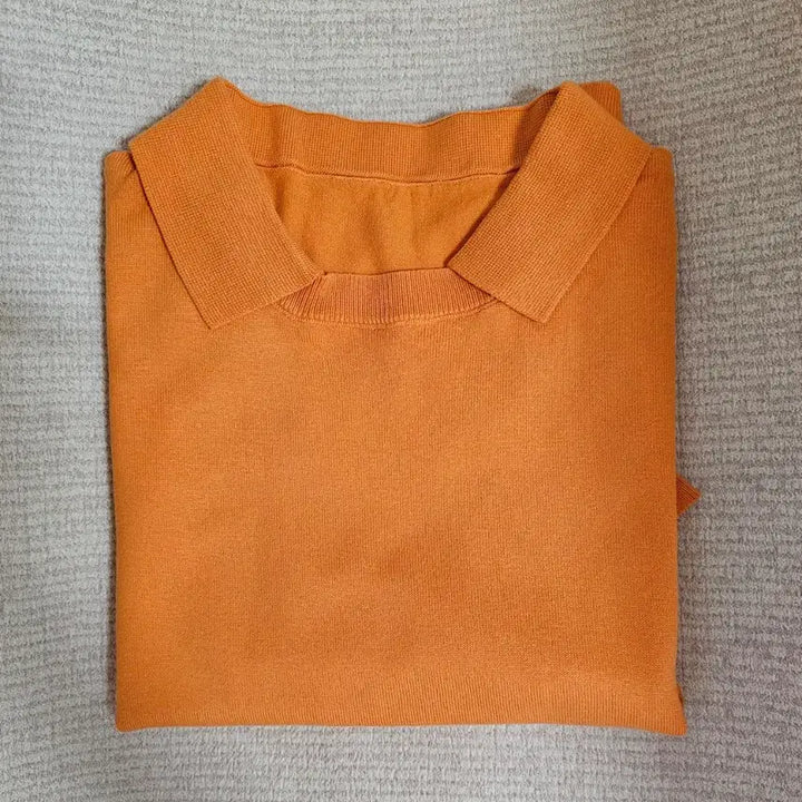 [BUNJANG] Cotton Dry-Touch Fabric Knit - Mint / Orange / 코튼 드라이터치원단 여름골프.민트색.주황색 니트  66. 개당가격