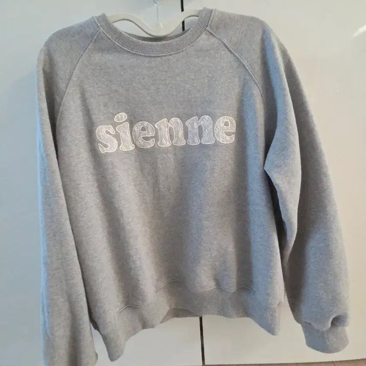 [BUNJANG] Sienne Lace Sweatshirt Gray / 시엔느 레이스 스웻셔츠(맨투맨) 그레이 시엔느 맨투맨
