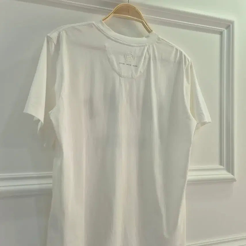 [BUNJANG] System White Short Sleeve T-Shirt / 시스템  화이트 반팔 티셔츠