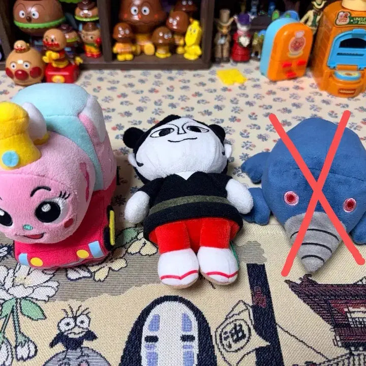 [BUNJANG] Anpanman Pok Pok Rolling Sushi Girl Mogurin Doll / 호빵맨 폭폭이 롤초밥소녀 모구린 인형