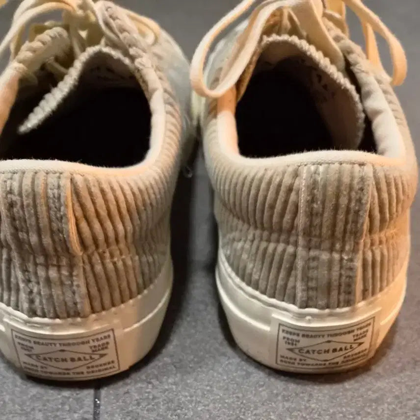 [BUNJANG] Catchball Corduroy Sneakers / 캐치볼 코듀로이 스니커즈