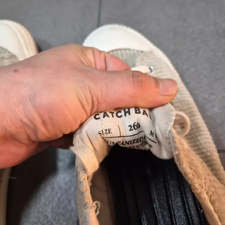 [BUNJANG] Catchball Corduroy Sneakers / 캐치볼 코듀로이 스니커즈