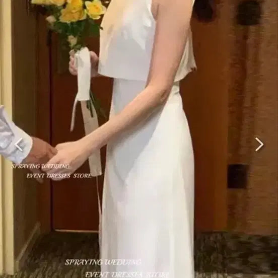 [BUNJANG] 흰색 원피스 드레스 / 흰색 원피스 드레스