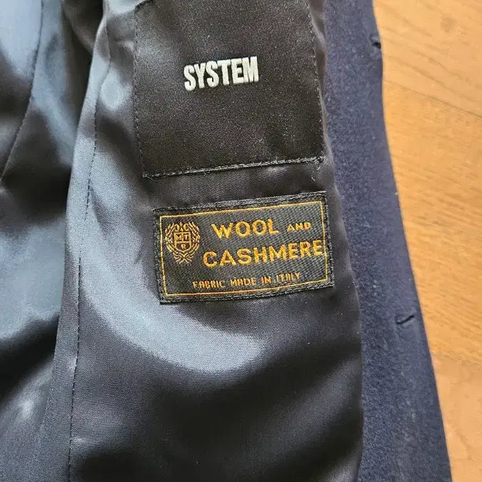 [BUNJANG] System Homme Navy Coat / 시스템 옴므 네이비 코트