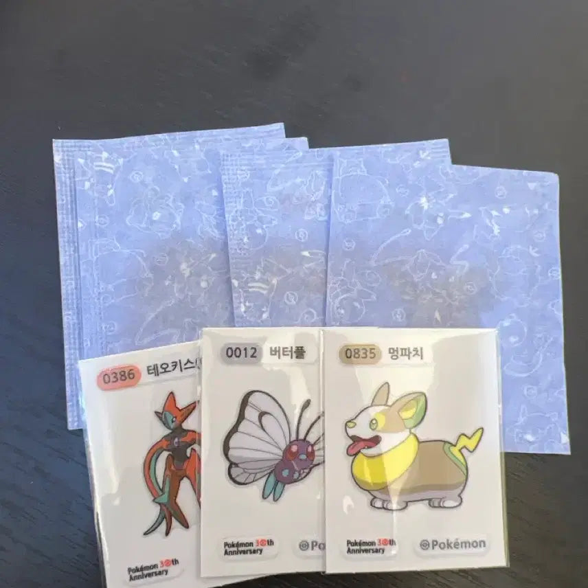 [BUNJANG] Pokemon 30th Anniversary Stickers / 포켓몬 띠부씰 30주년 / 아트웍 판매